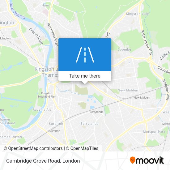 Cambridge Grove Road map