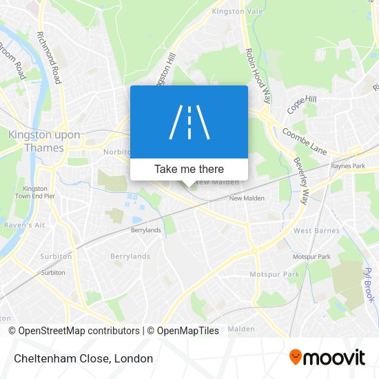 Cheltenham Close map