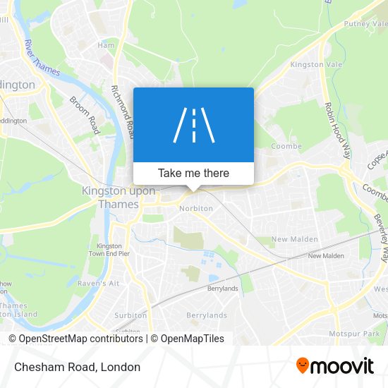Chesham Road map
