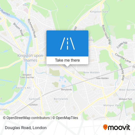 Douglas Road map
