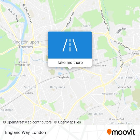 England Way map