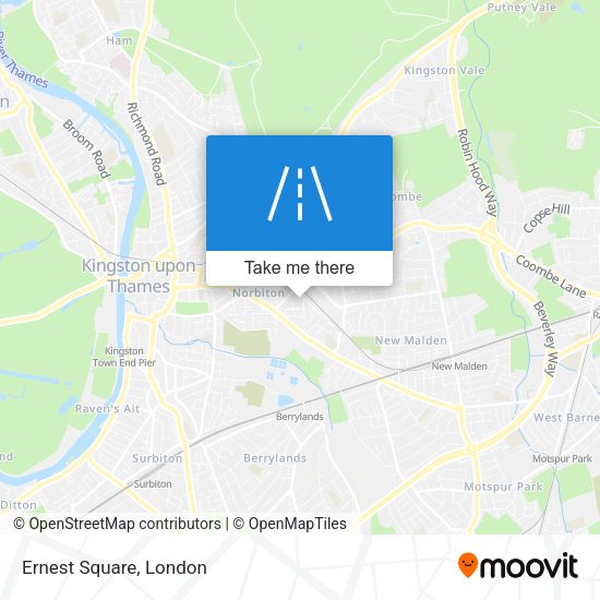 Ernest Square map