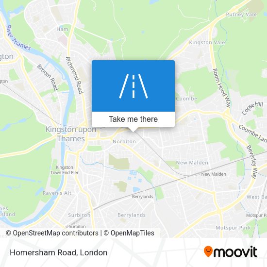 Homersham Road map