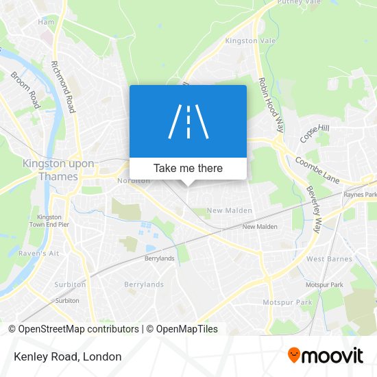 Kenley Road map
