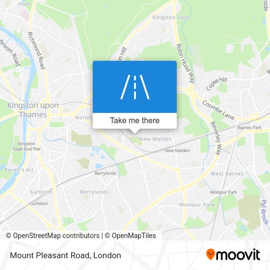 Mount Pleasant Road map