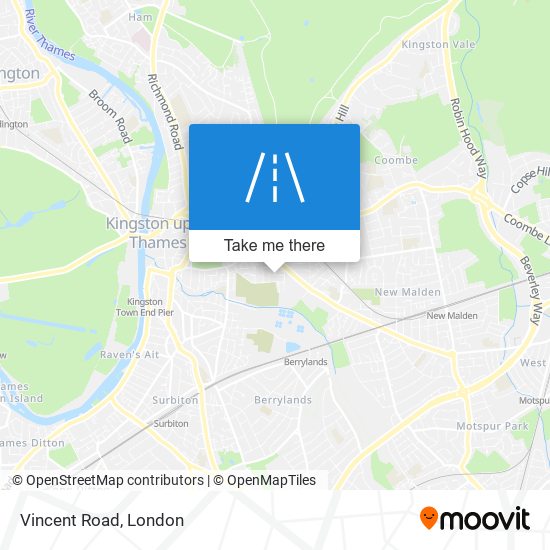 Vincent Road map