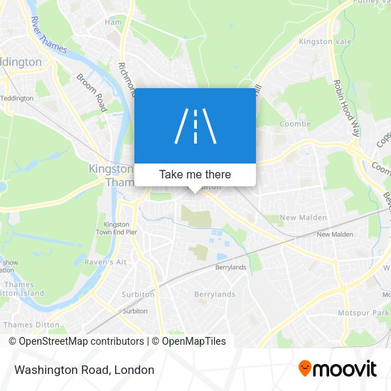 Washington Road map