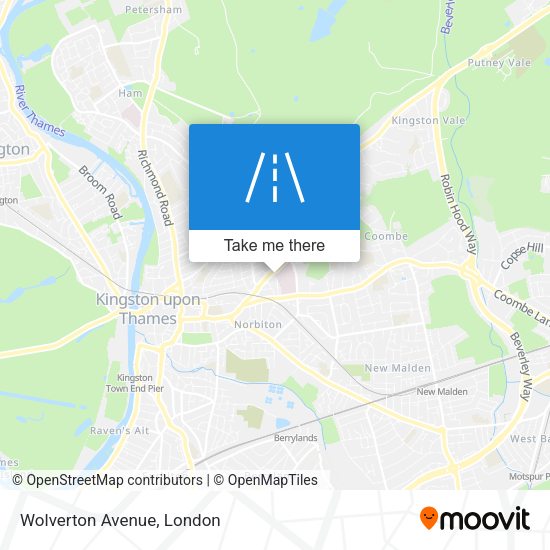 Wolverton Avenue map
