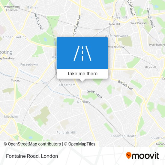 Fontaine Road map