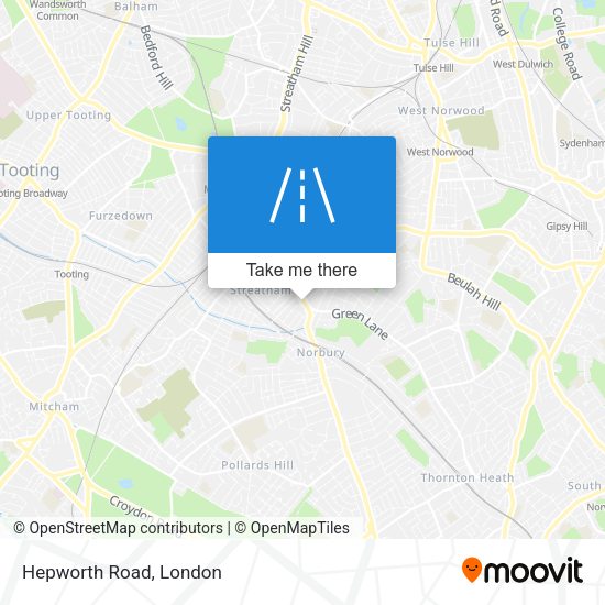 Hepworth Road map