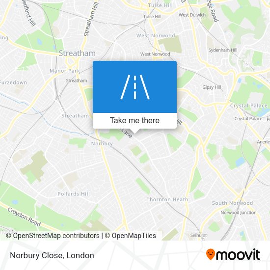 Norbury Close map