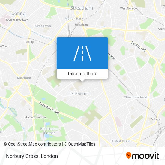 Norbury Cross map