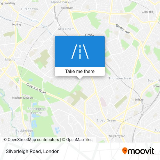 Silverleigh Road map