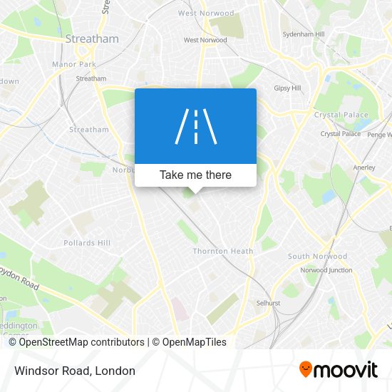 Windsor Road map