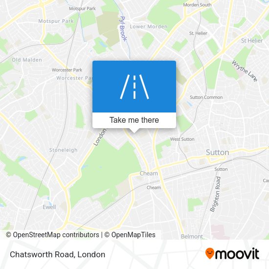 Chatsworth Road map