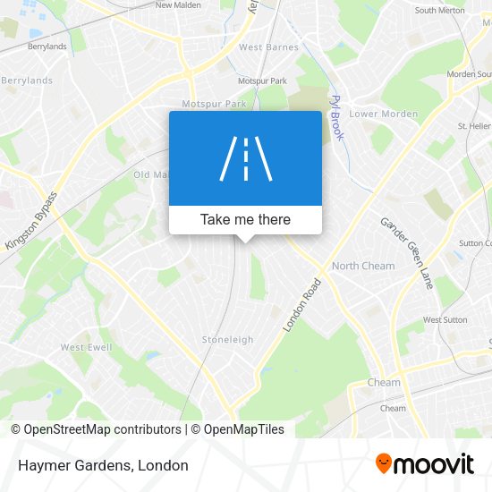 Haymer Gardens map