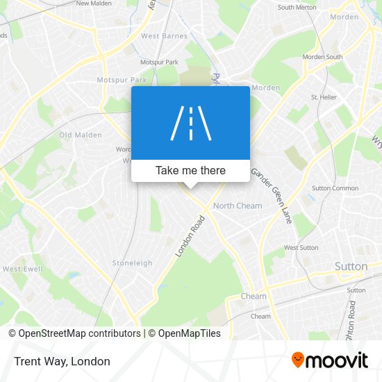 Trent Way map