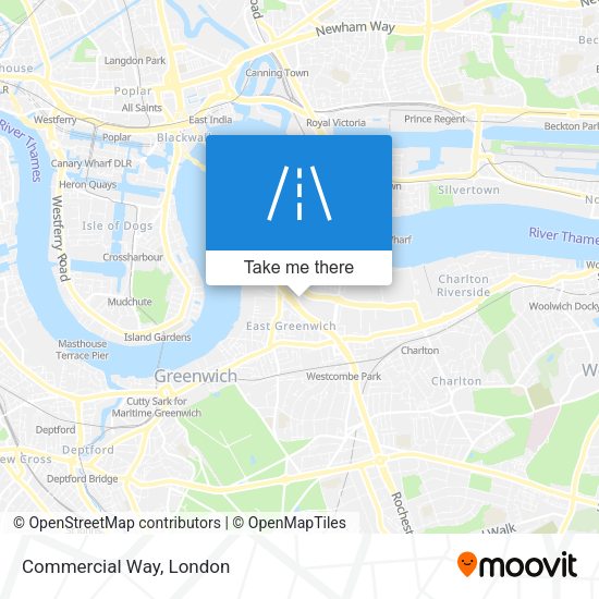 Commercial Way map