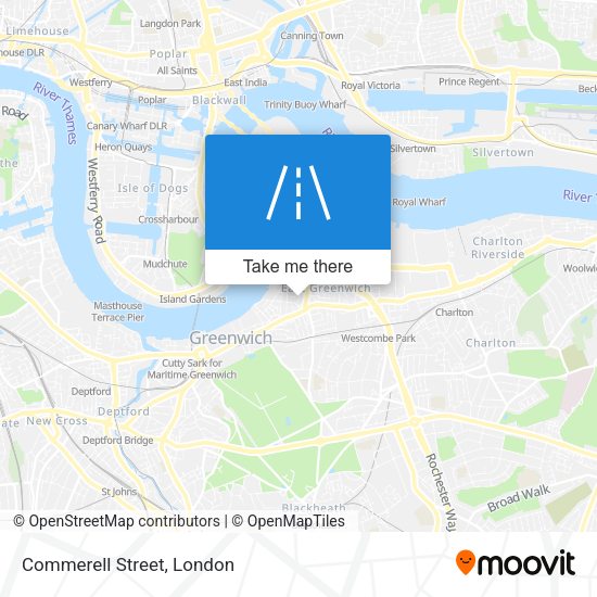Commerell Street map