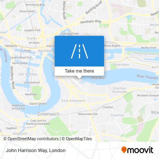 John Harrison Way map