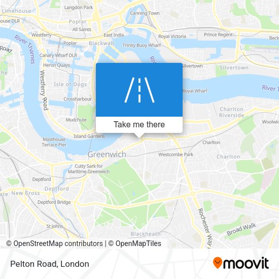 Pelton Road map