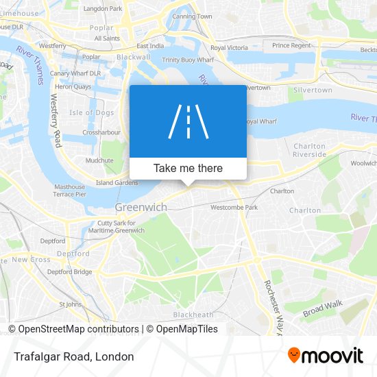Trafalgar Road map