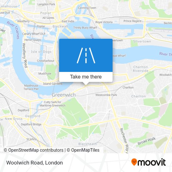 Woolwich Road map