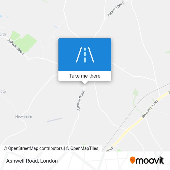 Ashwell Road map