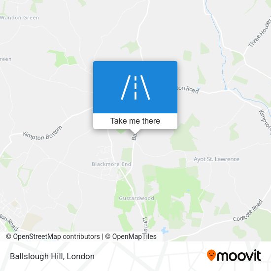 Ballslough Hill map