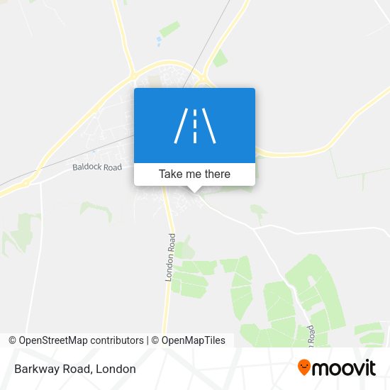 Barkway Road map