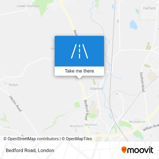 Bedford Road map