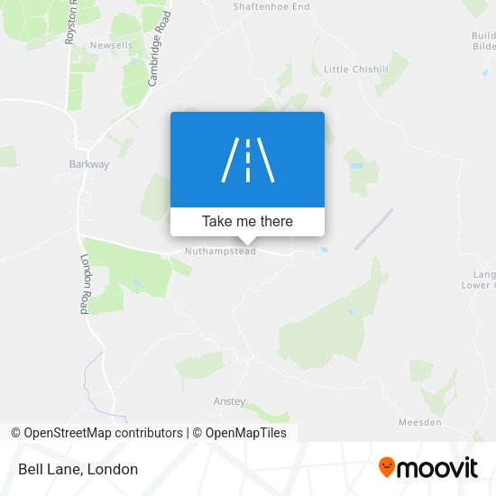 Bell Lane map