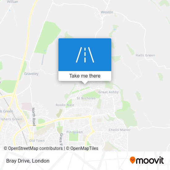 Bray Drive map