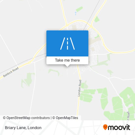 Briary Lane map