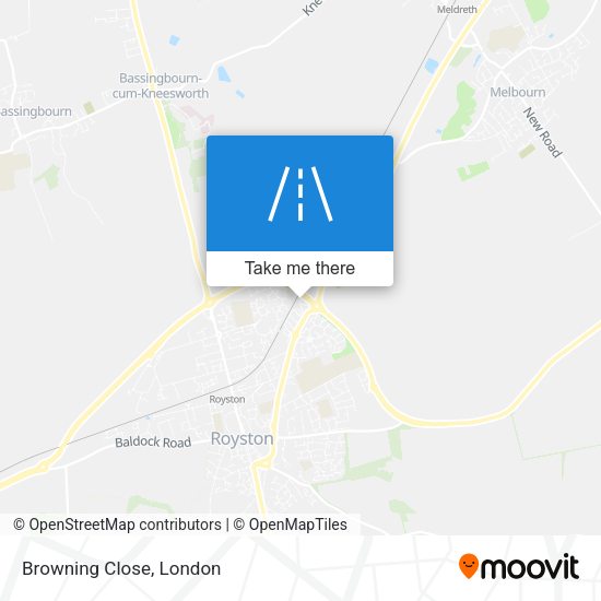 Browning Close map