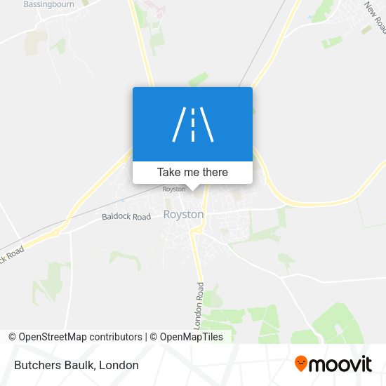 Butchers Baulk map
