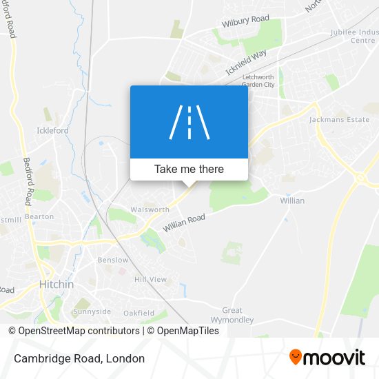 Cambridge Road map