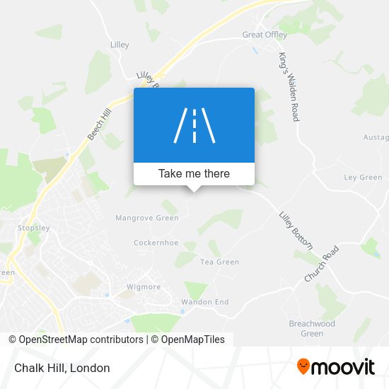 Chalk Hill map