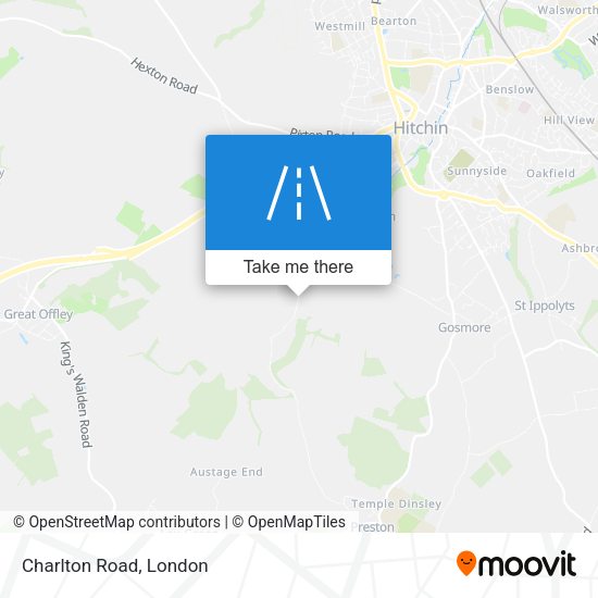 Charlton Road map