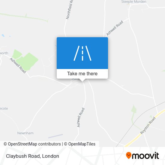 Claybush Road map