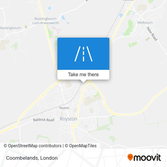 Coombelands map