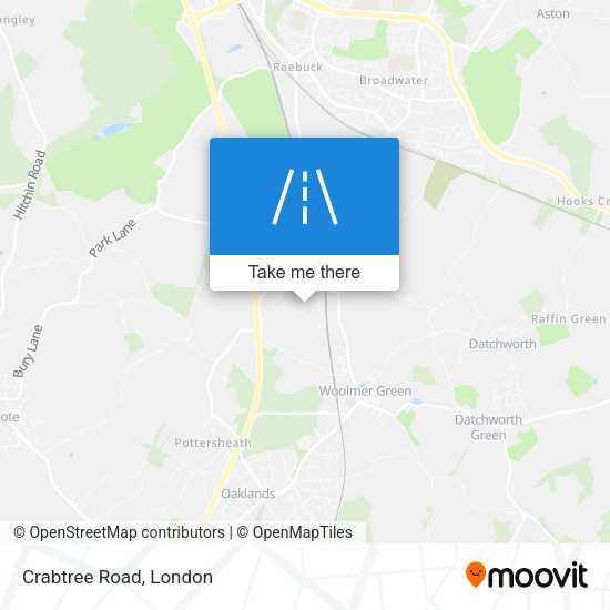 Crabtree Road map