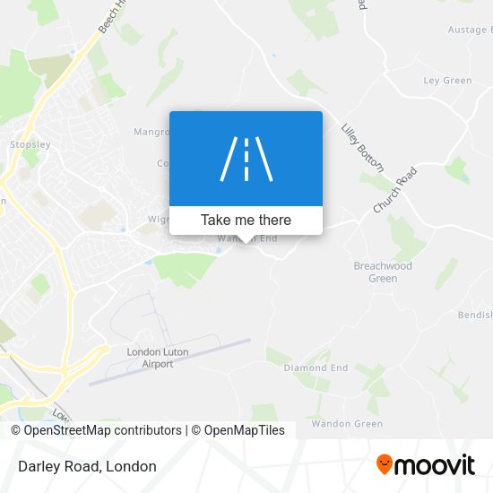Darley Road map