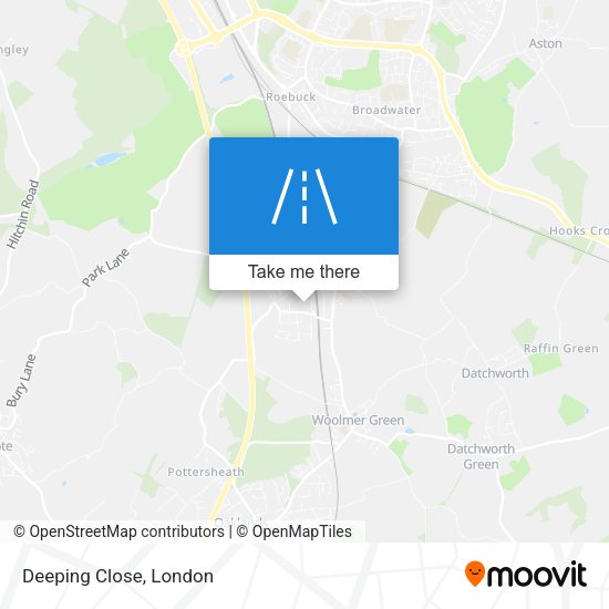 Deeping Close map