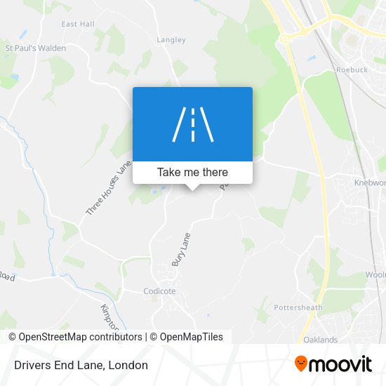 Drivers End Lane map