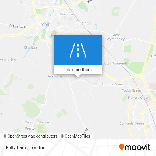 Folly Lane map