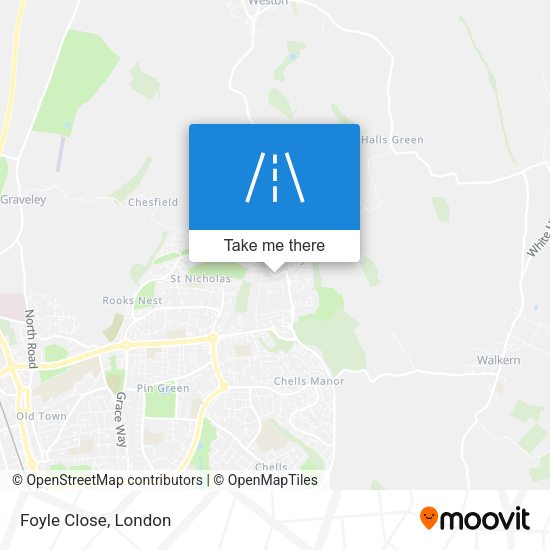 Foyle Close map