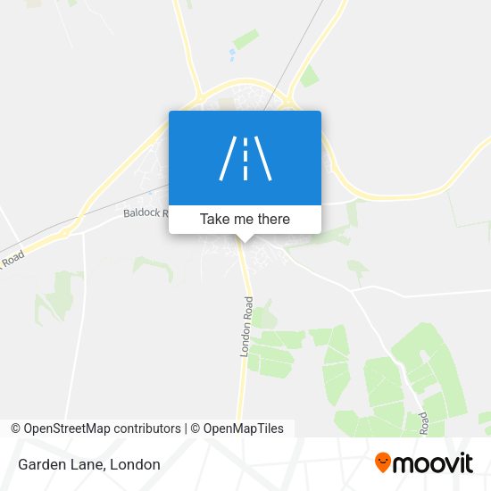 Garden Lane map