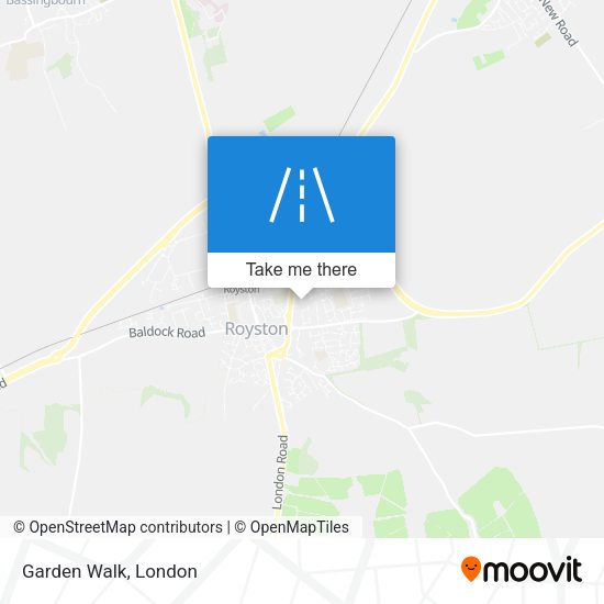 Garden Walk map
