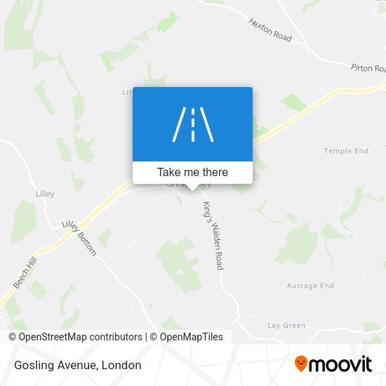Gosling Avenue map